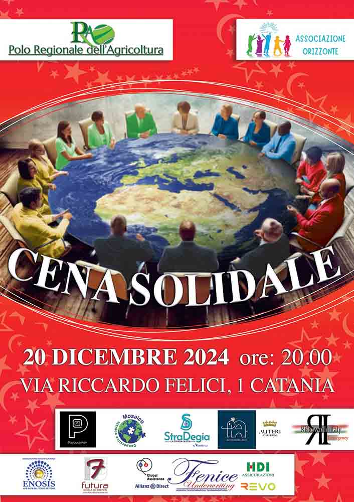 Cena solidale a Catania 2024: un momento di comunità e speranza